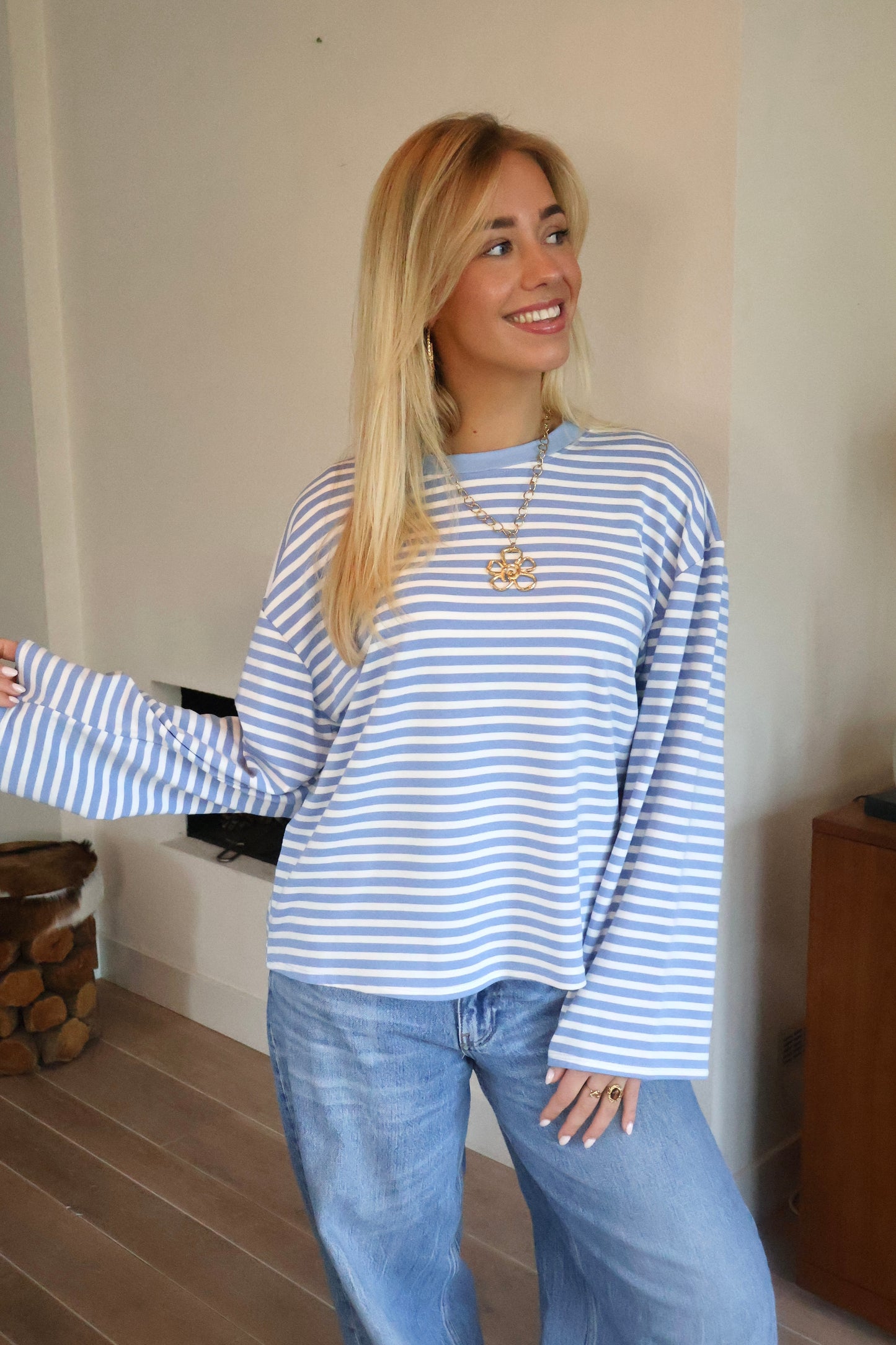 Blue Stripe Longsleeve