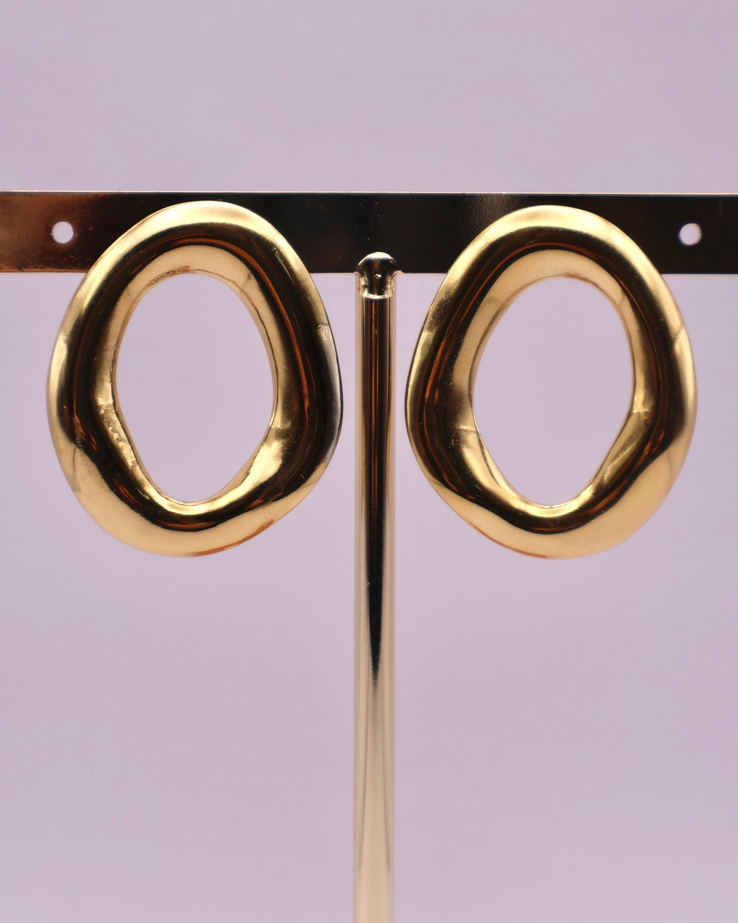 Oorbel Fancy - ovaal - goud