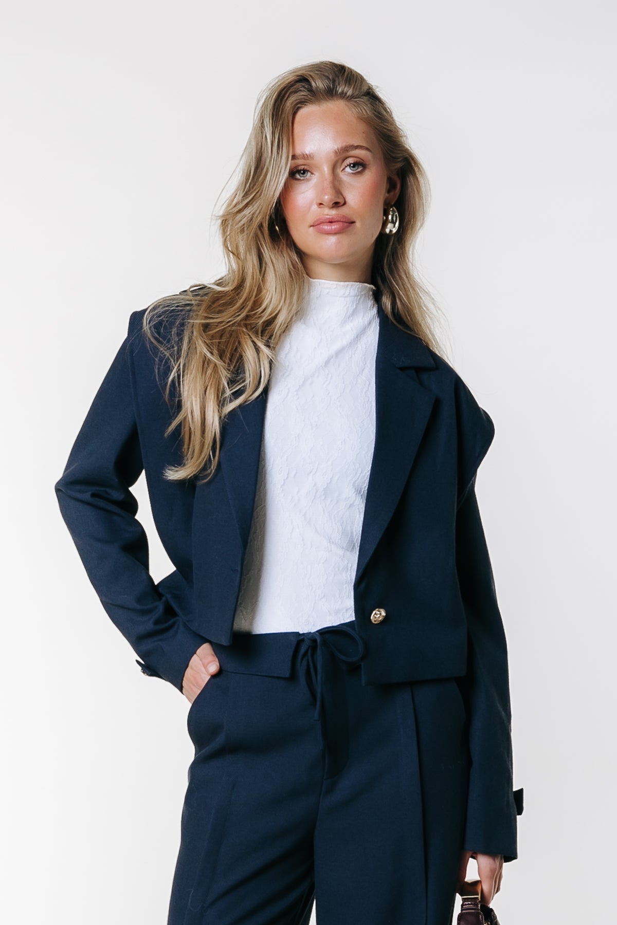 Beau Marine Blazer - Colourful Rebel