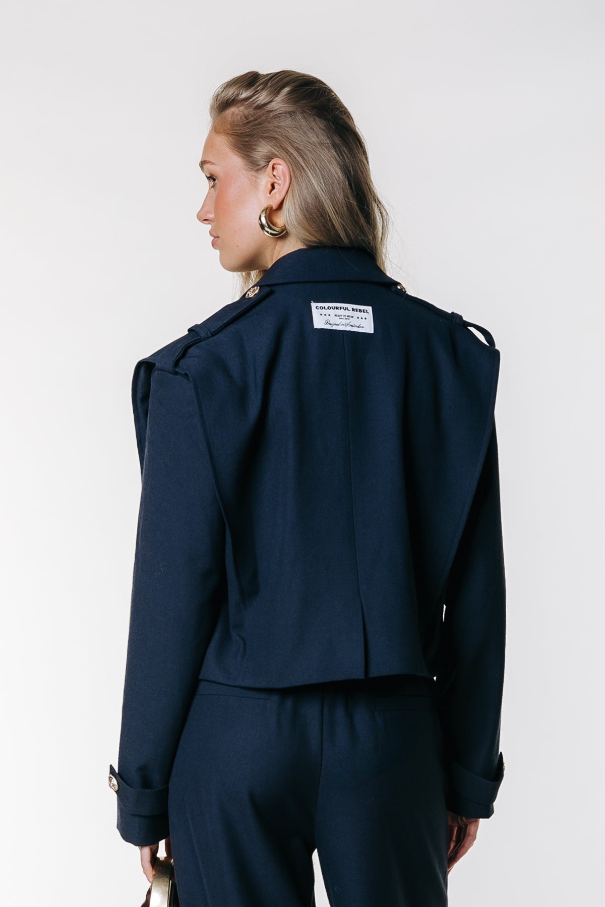 Beau Marine Blazer - Colourful Rebel