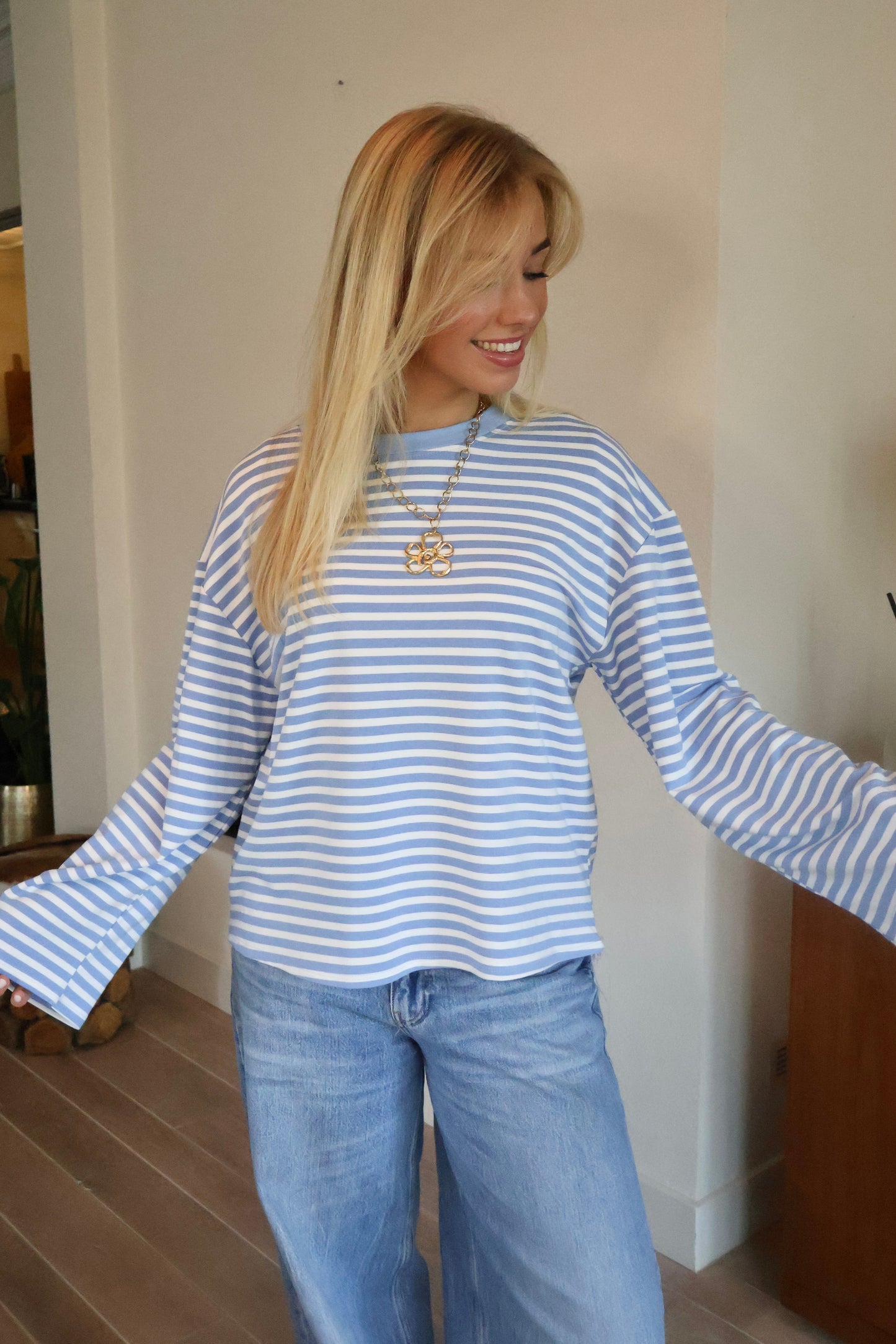 Blue Stripe Longsleeve