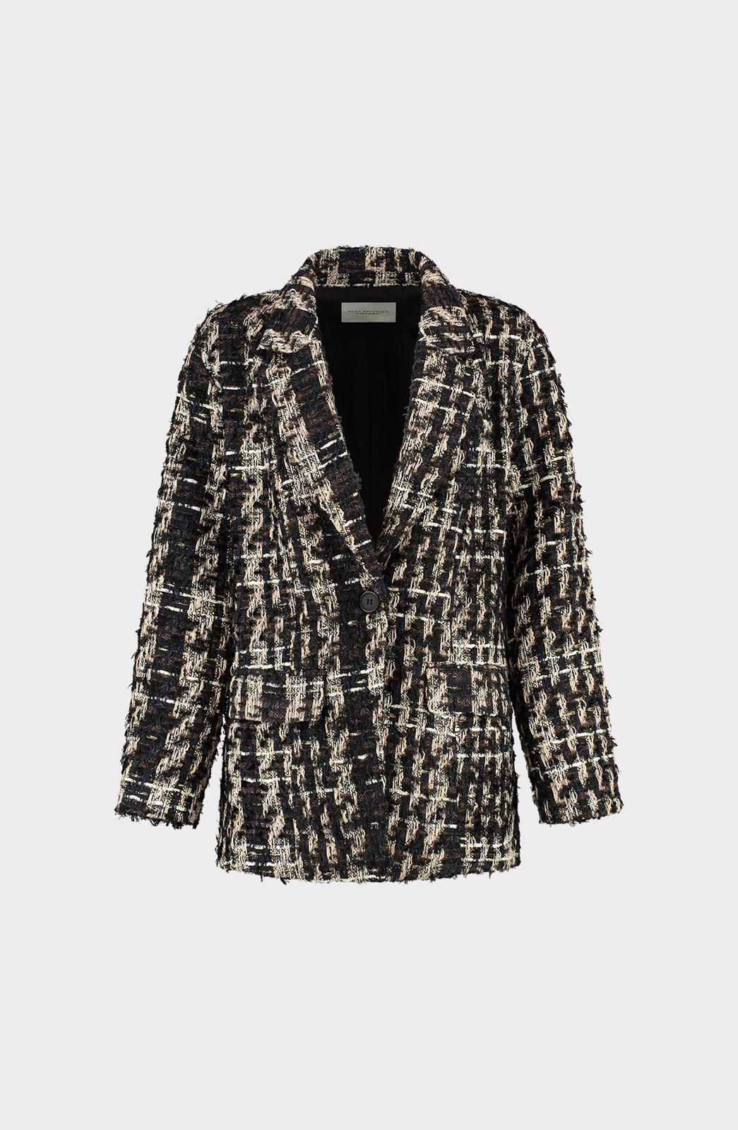 Momo Blazer - Amaya Amsterdam - zwart/beige/goud/blauw/grijs