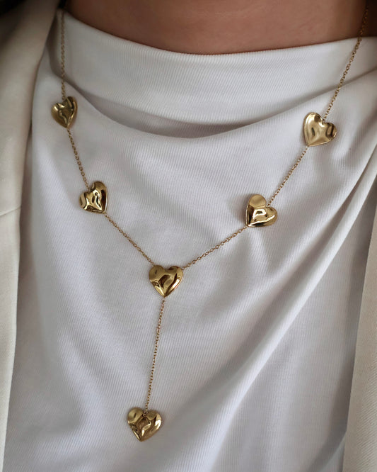 Ketting Hearts 4Ever - goud