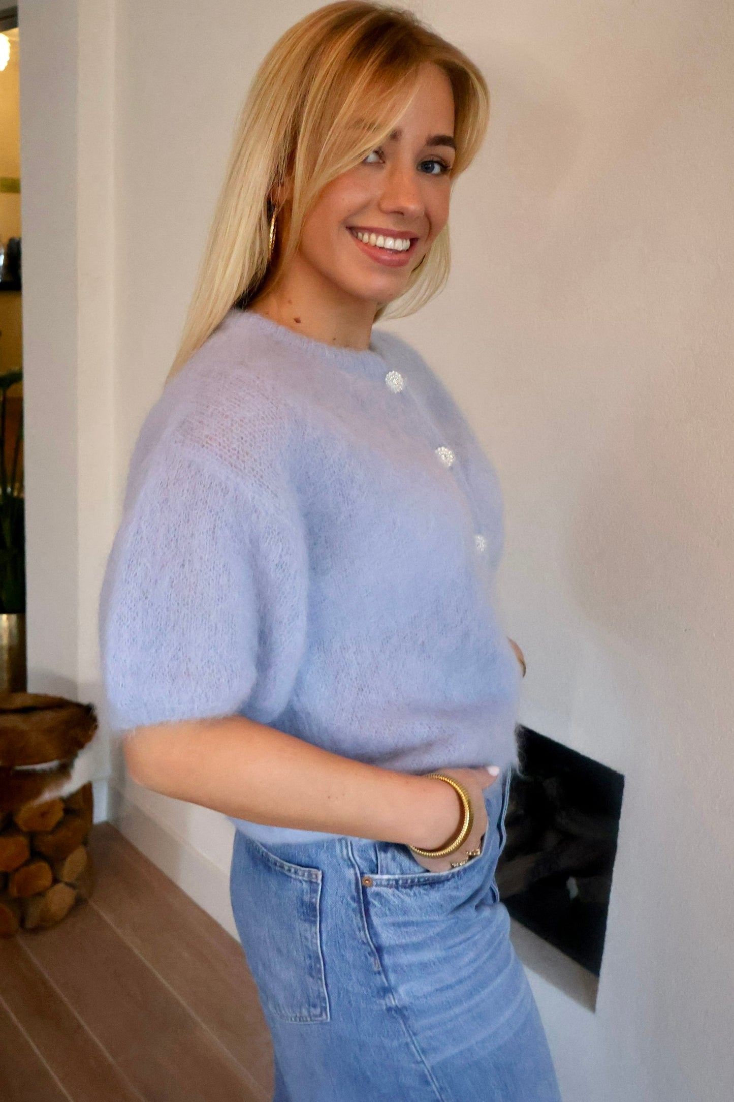 Vest Sarah - blauw